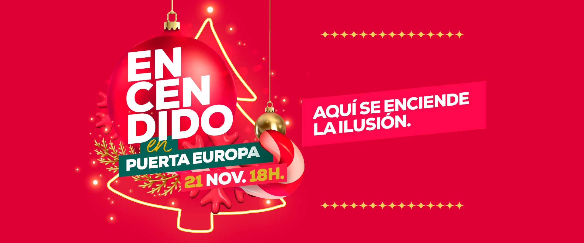 🎄✨ ¡Encendemos la Navidad en Puerta Europa el 21 de noviembre!