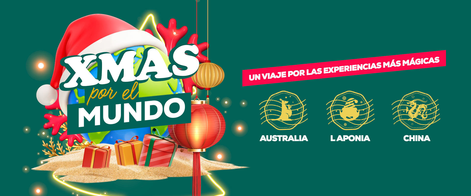 Estas Navidades te invitamos a dar la vuelta al mundo