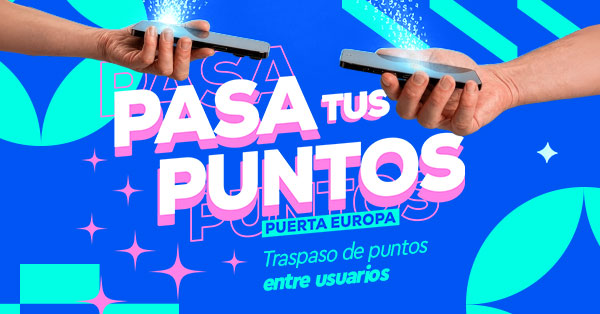 ¡Novedad en la App de Puerta Europa: ya puedes transferir puntos! 🔄🎉